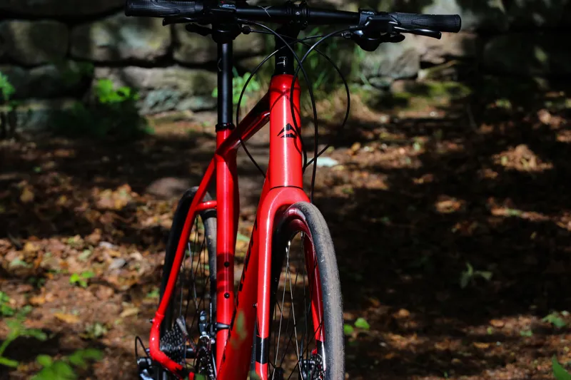 Merida - Speeder 200 Sports Hybrid Bike in Red Black-2